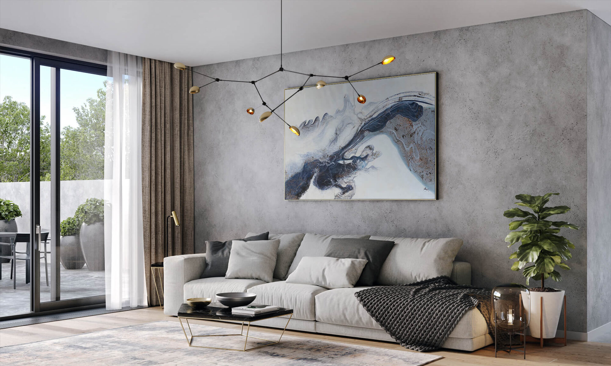 Ölgemälde Im Bann des Saphier handgemalt