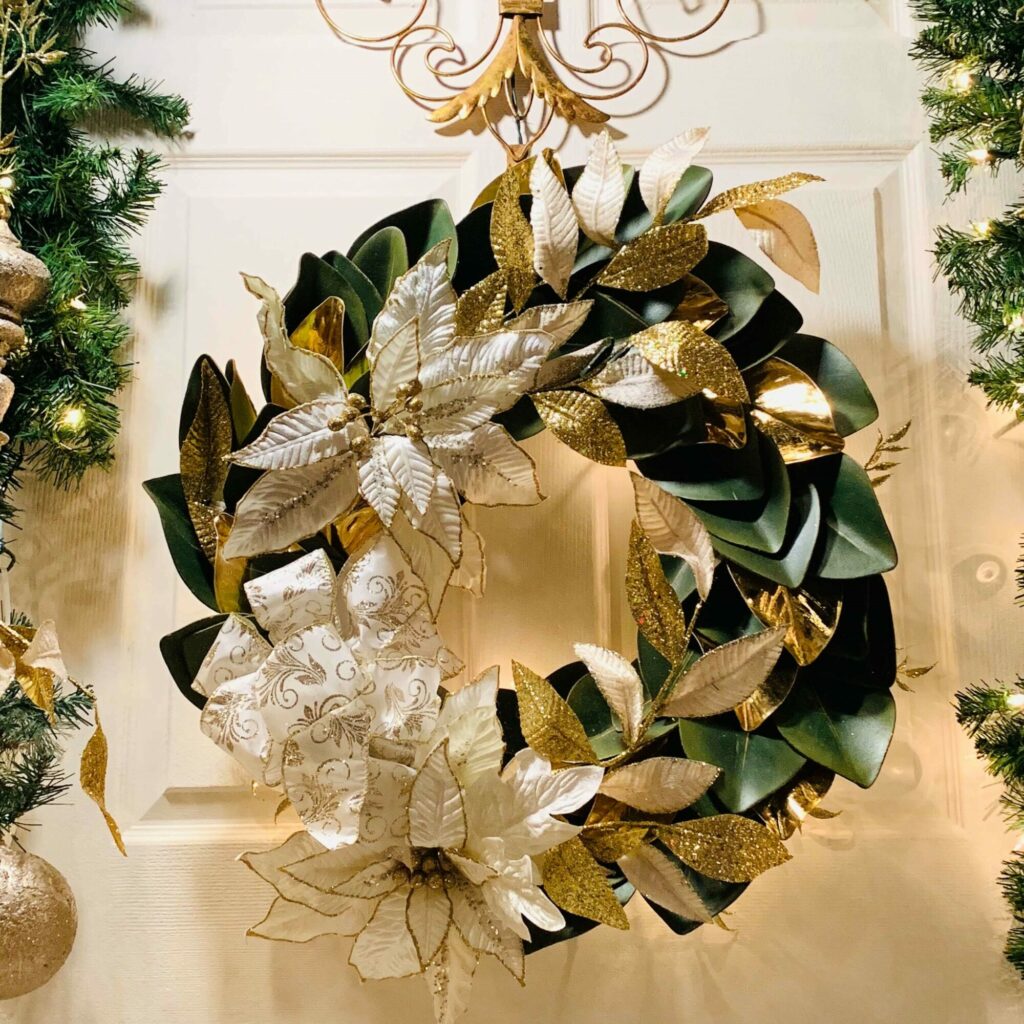 Eukalyptus Wandbehang Kranz Weihnachten festlich Deko