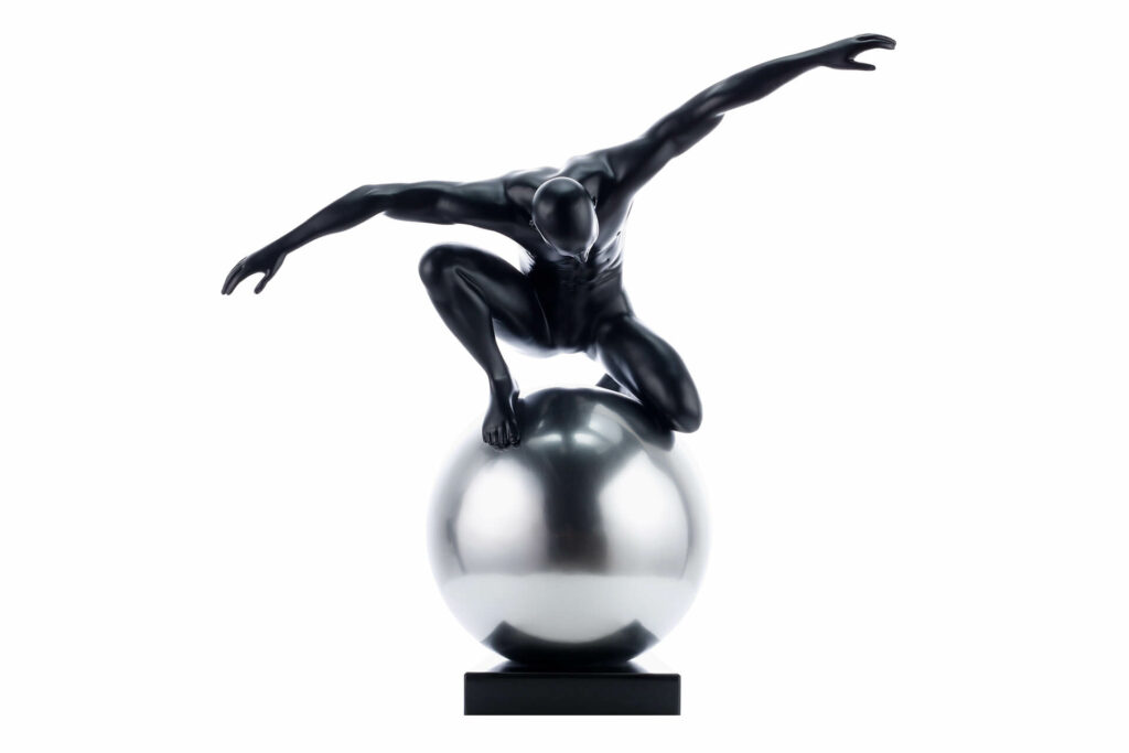 Kunststein Skulptur 'Innere Balance'