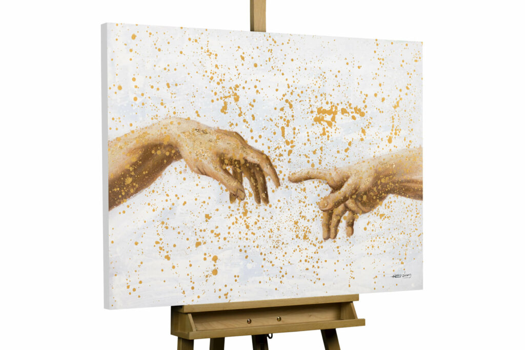 Handgemaltes Gemälde 'Ein Ebenbild Gottes