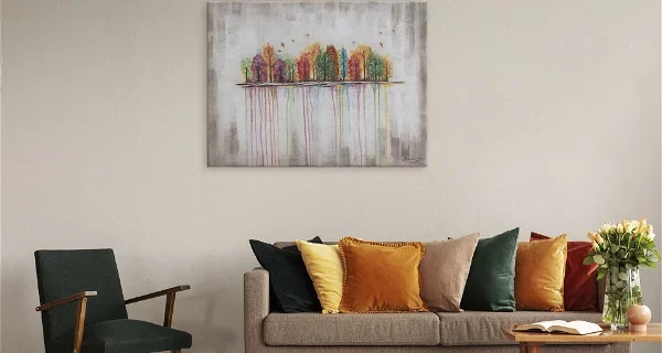 Handgemaltes Gemälde Buoyant Spirit