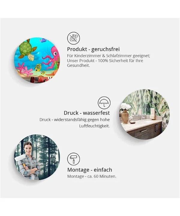 pflege für 3d tapeten