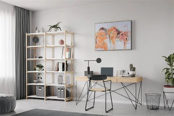 Handgemaltes Gemälde 'World of Abstraction'