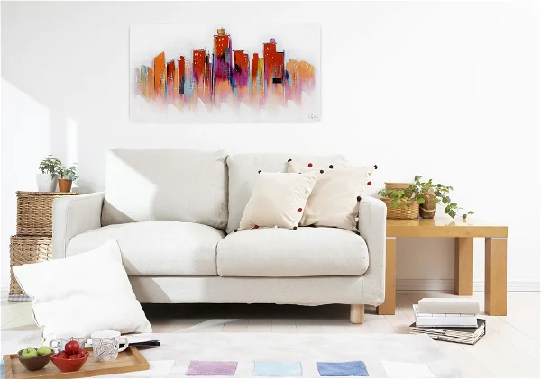 Handgemaltes Gemälde 'Zukunftsmusik'