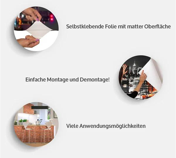 Selbstklebende Tapete 'Golden Bubbles' 1