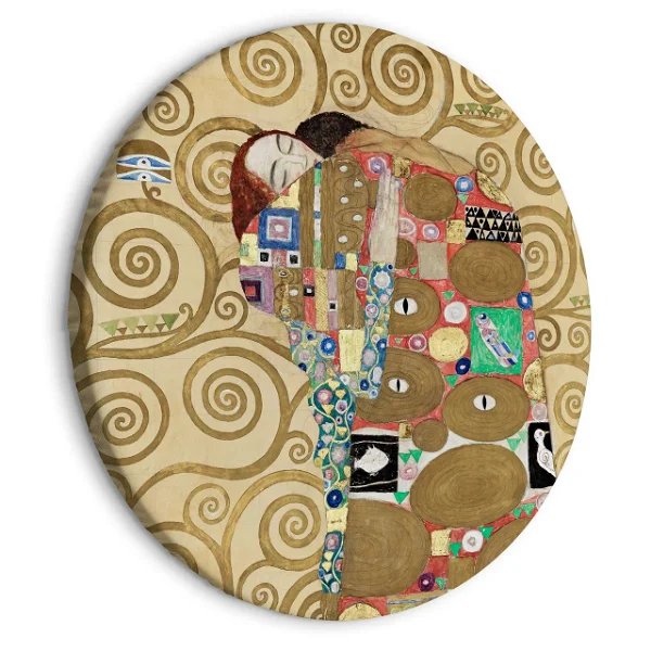 Rundes Bild 'Klimt's Fulfillment'