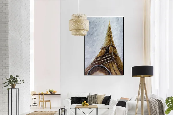 XXL Öl Gemälde 'Gilded Monument'