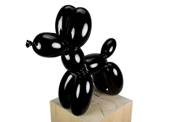 Kunststein Skulptur 'Balloon Poodle'