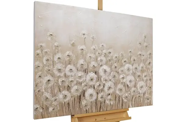 acryl gemaelde dandelion