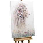 acryl-gemaelde-koenig-der-savanne
