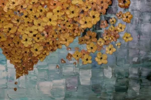 oel gemaelde floating heart