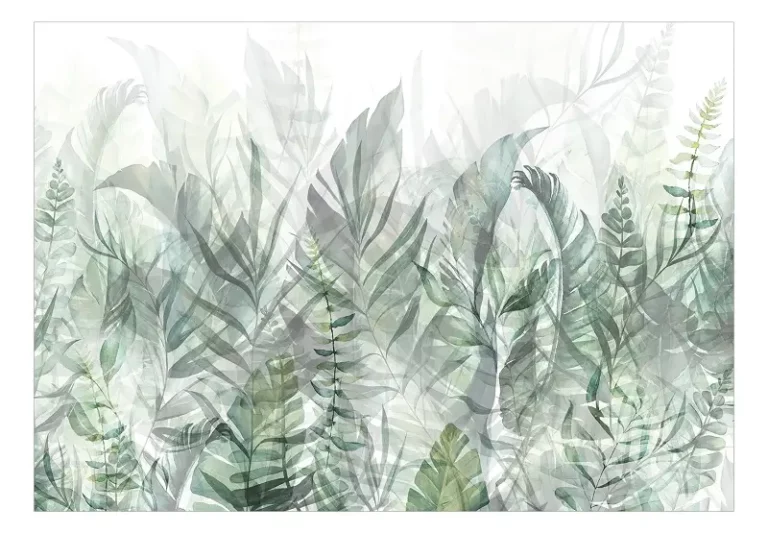 Selbstklebende Tapete 'Magic Grove (Green)' | Modern & zeitgenössisch Stile | 98x70cm