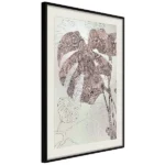 poster ornamented monstera