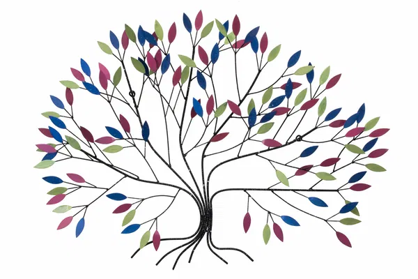 Wanddeko Metall 'Wild Growth'