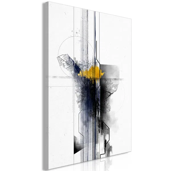 Kunstdruck auf Leinwand 'Sentimental Journey Vertical'
