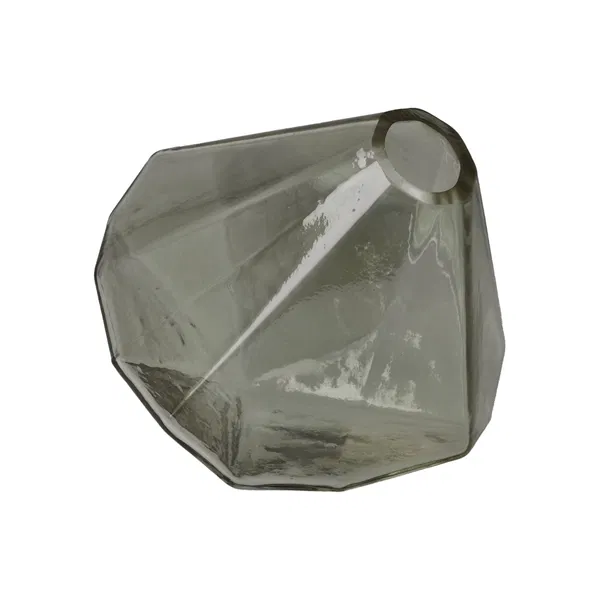 Glas Vase 'Oblique Prism'